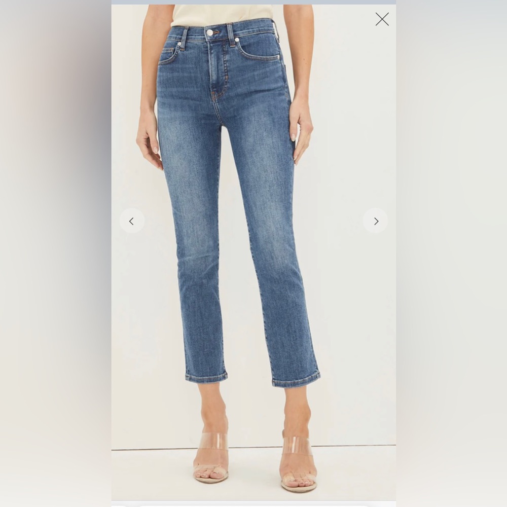 Veronica Beard Jeans Carly NWT $228 High Rise Kick Flare Skinny Jeans